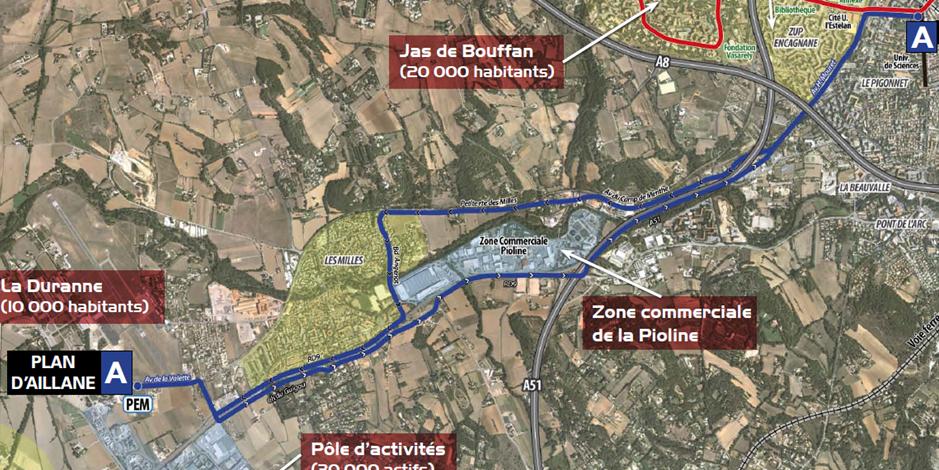 BHNS Gare routière - Plan d'Aillane